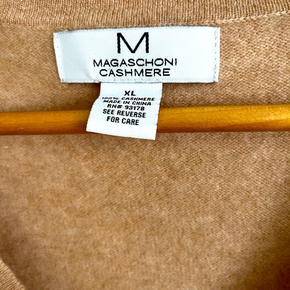 100% cashmere cardigan intarsia sweater - Picture 3 of 5